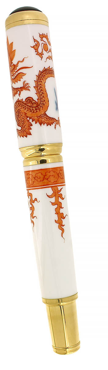 2000 MONTBLANC 888 YEAR OF THE GOLDEN DRAGON LIMITED EDITION FOUNTAIN PEN NEVER INKED OFFERED BY ANTIQUE DIGGER
