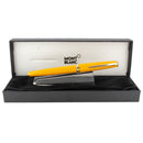 2000 MONTBLANC GENERATION YELLOW & GOLD FOUNTAIN PEN BROAD NIB NEVER INKED OFFERED BY ANTIQUE DIGGER