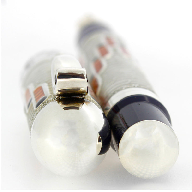 2000 MONTEGRAPPA 88TH ANNIVERSARY STERLING SILVER LIMITED EDITION 124/888 FOUNTAIN PEN NEVER INKED OFFERED BY ANTIQUE DIGGER