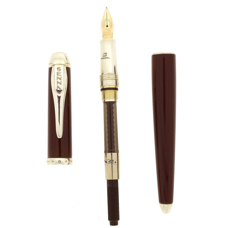 筆記具 Montegrappa Ayrton Senna Carbon Fibre BP 2000 MONTEGRAPPA AYRTON SENNA RACING RED CARBON FIBRE & STERLING FOUNT
