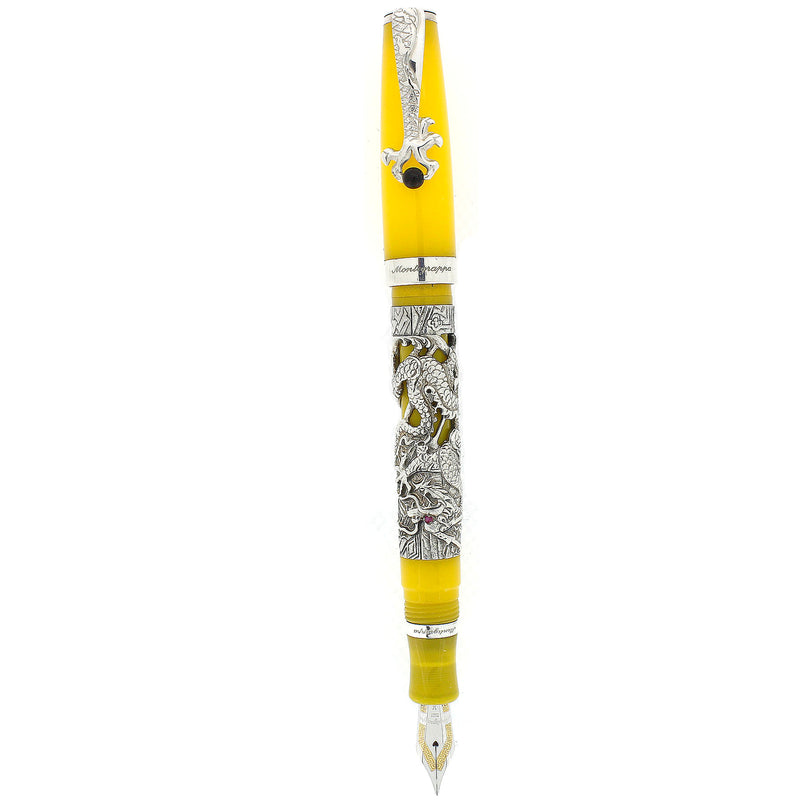 2000 MONTEGRAPPA ORIENTAL ZODIAC MILLENNIUM DRAGON STERLING LIMITED EDITION FOUNTAIN PEN MINT OFFERED BY ANTIQUE DIGGER