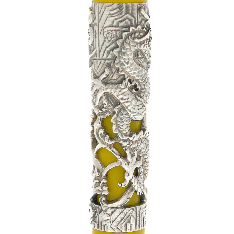 2000 MONTEGRAPPA ORIENTAL ZODIAC MILLENNIUM DRAGON STERLING LIMITED EDITION FOUNTAIN PEN MINT OFFERED BY ANTIQUE DIGGER