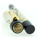 2000 PARKER DUOFOLD CENTENNIAL BLACK & PEARL 18K BROAD NIB FOUNTAIN PEN OFFERED BY ANTIQUE DIGGER