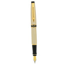 NEVER INKED 2000 WATERMAN EXPERT II CHAMPAGNE & GOLD TRIM MEDIUM NIB FOUNTAIN PEN OFFERED BY ANTIQUE DIGGER