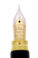 C2000 WATERMAN IDEAL LE MAN 200 MINERAL RED 18K FINE NIB FOUNTAIN PEN NEAR MINT OFFERED BY ANTIQUE DIGGER