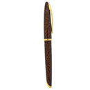 1990S WATERMAN CARENE MARINE AMBER 18K MED NIB FOUNTAIN PEN NEVER INKED OFFERED BY ANTIQUE DIGGER