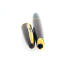 1990S WATERMAN CARENE MARINE AMBER 18K MED NIB FOUNTAIN PEN NEVER INKED OFFERED BY ANTIQUE DIGGER