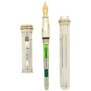 RARE 2000 YARD-O-LED MILLENNIUM 052 STERLING SILVER & 18K GOLD LIMITED EDITION 10 OF 52 FOUNTAIN PEN NEW IN BOX OFFERED BY ANTIQUE DIGGER