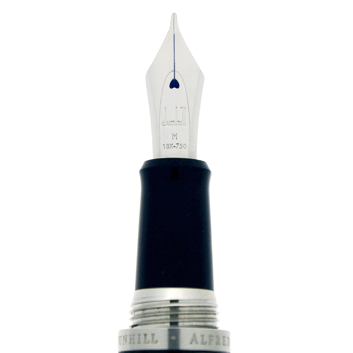 2001 ALFRED DUNHILL AD2000 CARBON FIBRE 18K MED NIB FOUNTAIN PEN NEVER