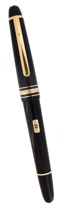 2001 MONTBLANC MEISTERSTUCK N°145 GOLD TRIM CLASSIQUE MEDIUM NIB FOUNTAIN PEN STICKERED OFFERED BY ANTIQUE DIGGER