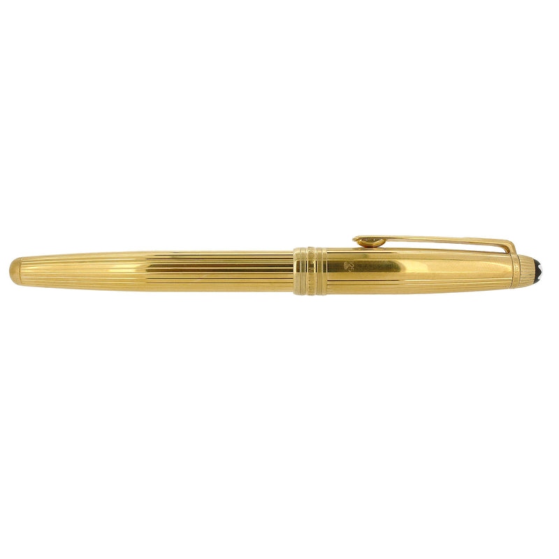 C2001 MONTBLANC 144 CLASSIQUE SOLITAIRE STERLING VERMEIL LINED PATTERN ROLLERBALL OFFERED BY ANTIQUE DIGGER