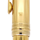 C2001 MONTBLANC 144 CLASSIQUE SOLITAIRE STERLING VERMEIL LINED PATTERN ROLLERBALL OFFERED BY ANTIQUE DIGGER