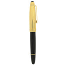 2001 MONTBLANC 146 LE GRAND DOUE BLACK W/GOLD PLATED CAP FOUNTAIN PEN NEVER INKED OFFERED BY ANTIQUE DIGGER