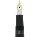 2001 MONTBLANC 146 LE GRAND DOUE BLACK W/GOLD PLATED CAP FOUNTAIN PEN NEVER INKED OFFERED BY ANTIQUE DIGGER