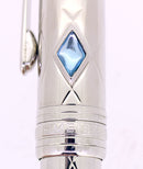 NEVER INKED MONTBLANC SOLITAIRE JUNGLE EYES BLUE TOPAZ FOUNTAIN PEN STICKERED & BOXED OFFERED BY ANTIQUE DIGGER