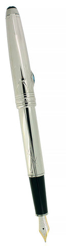 NEVER INKED MONTBLANC SOLITAIRE JUNGLE EYES BLUE TOPAZ FOUNTAIN PEN STICKERED & BOXED OFFERED BY ANTIQUE DIGGER