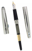 NEVER INKED MONTBLANC SOLITAIRE JUNGLE EYES BLUE TOPAZ FOUNTAIN PEN STICKERED & BOXED OFFERED BY ANTIQUE DIGGER