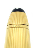 C2001 MONTBLANC 146 LEGRAND SOLITAIRE STERLING VERMEIL PINSTRIPE PATTERN 18K M NIB FOUNTAIN PEN OFFERED BY ANTIQUE DIGGER