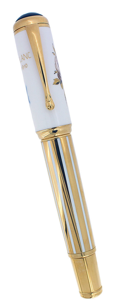 NEVER INKED 2001 MONTBLANC MARQUISE DE POMPADOUR PATRON OF THE ARTS LIMITED EDITION 4810 FOUNTAIN PEN OFFERED BY ANTIQUE DIGGER