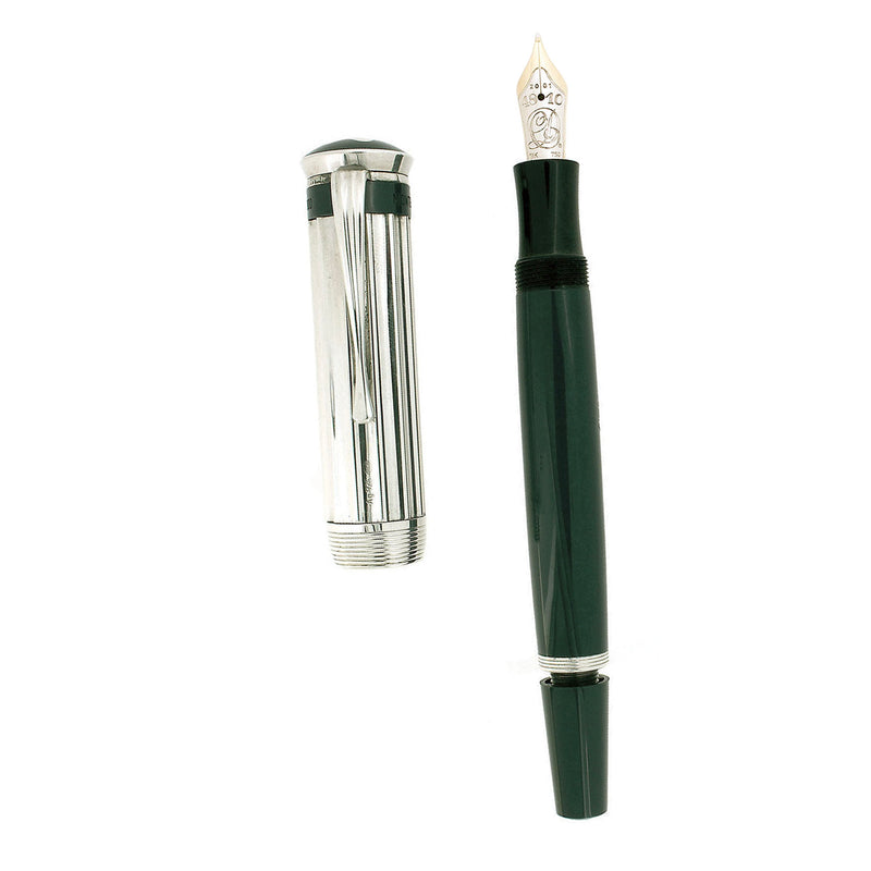 2001 MONTBLANC CHARLES DICKENS WRITERS LIMITED EDITION FOUNTAIN PEN NEVER INKED OFFERED BY ANTIQUE DIGGER