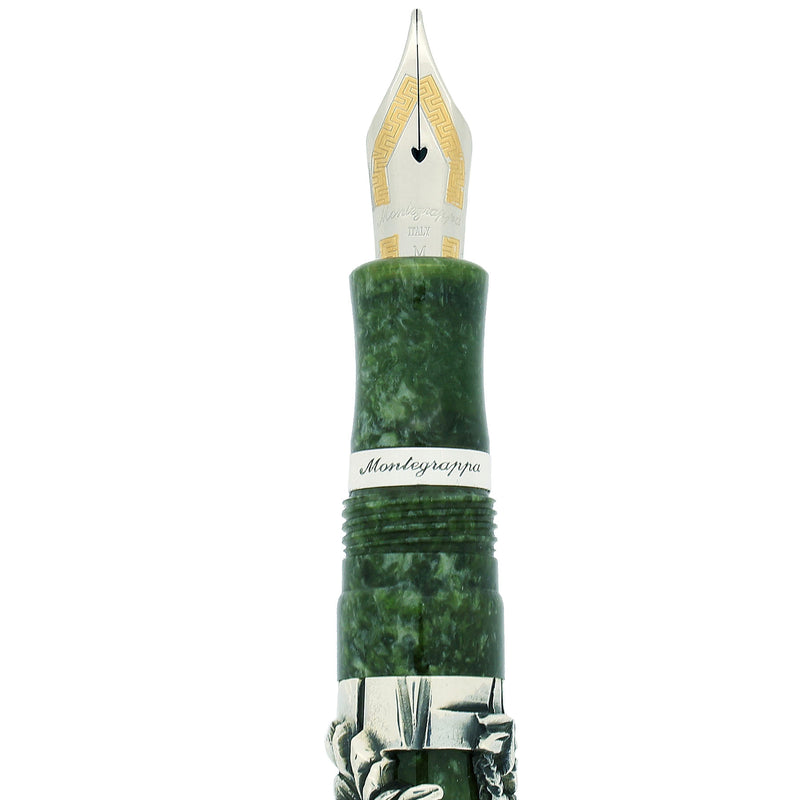 2001 MONTEGRAPPA ORIENTAL ZODIAC SNAKE STERLING LIMITED EDITION FOUNTA