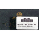 2001 MONTEGRAPPA PRIVILEGE DECO STERLING & BLUE PEARL LARGE FOUNTAIN PEN NEVER INKED OFFERED BY ANTIQUE DIGGER