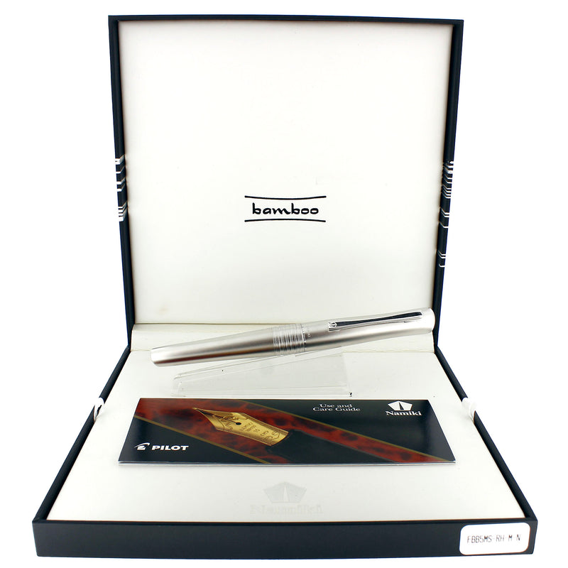 2001 NAMIKI BAMBOO RHODIUM FINISH