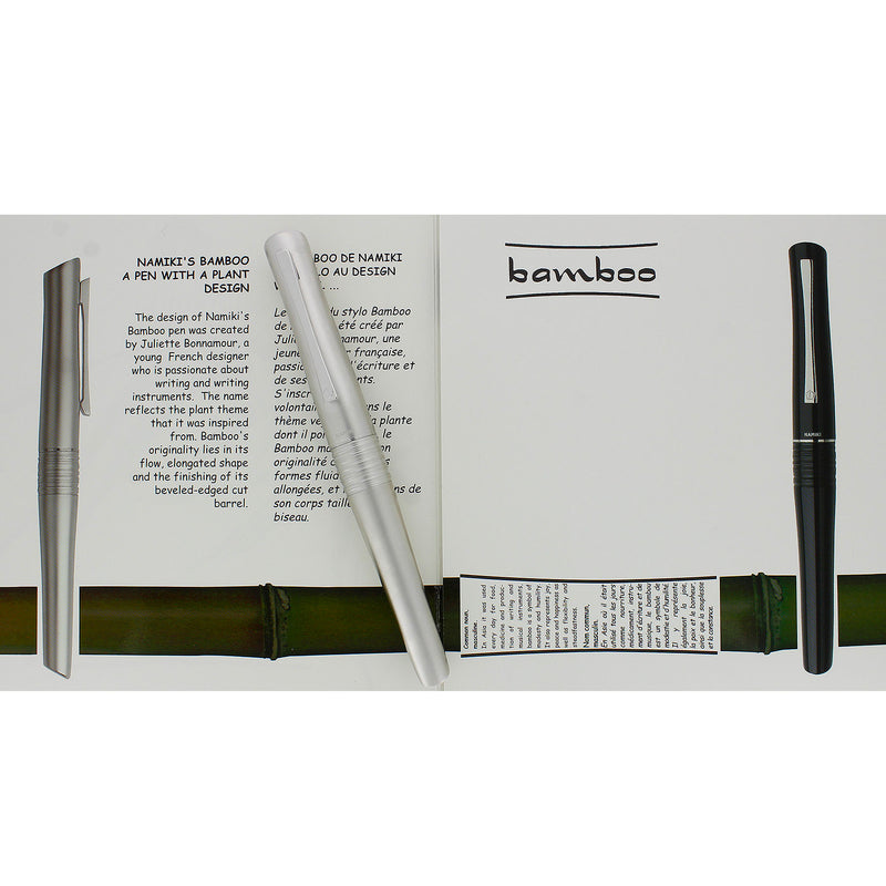 2001 NAMIKI BAMBOO RHODIUM FINISH