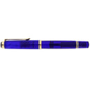SCARCE 2001 PELIKAN M600 MADE FOR SONY MALAYSIA TRANSPARENT BLUE SPECIAL EDITION FOUNTAIN PEN NEVER INKED OFFERED BY ANTIQUE DIGGER