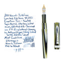 2001 VISCONTI PORTOFINO FACETED LIMITED EDITION 40/150 IVORY PEARL W/BLACK & WHITE VEINS FOUNTAIN PEN OFFERED BY ANTIQUE DIGGER