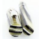 2001 VISCONTI PORTOFINO FACETED LIMITED EDITION 40/150 IVORY PEARL W/BLACK & WHITE VEINS FOUNTAIN PEN OFFERED BY ANTIQUE DIGGER