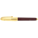 2002 CARTIER DANDY BURGUNDY MARBLED LACQUER & 18K GOLD PLATE CAP FOUNTAIN PEN OFFERED BY ANTIQUE DIGGER