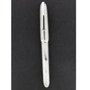 MINT 2002 CARTIER DANDY PLATINUM FINISH 18K MED NIB FOUNTAIN PEN NEVER INKED OFFERED BY ANTIQUE DIGGER