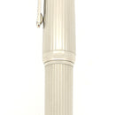 MINT 2002 CARTIER DANDY PLATINUM FINISH 18K MED NIB FOUNTAIN PEN NEVER INKED OFFERED BY ANTIQUE DIGGER