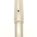 MINT 2002 CARTIER DANDY PLATINUM FINISH 18K MED NIB FOUNTAIN PEN NEVER INKED OFFERED BY ANTIQUE DIGGER