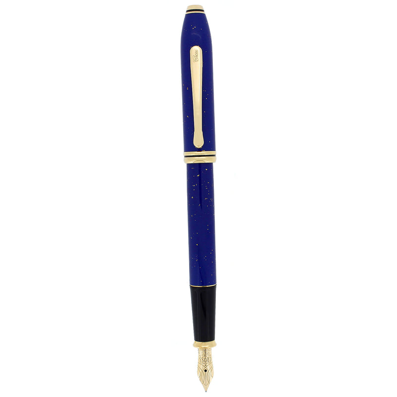 2002 CROSS TOWNSEND LAPIS LAZULI 18K M NIB FOUNTAIN PEN NEVER INKED OFFERED BY ANTIQUE DIGGER