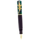 2002 DELTA ANIMALS COLLECTION CROCODILE 18K MED NIB FOUNTAIN PEN NEVER INKED OFFERED BY ANTIQUE DIGGER