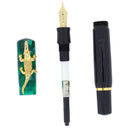 2002 DELTA ANIMALS COLLECTION CROCODILE 18K MED NIB FOUNTAIN PEN NEVER INKED OFFERED BY ANTIQUE DIGGER