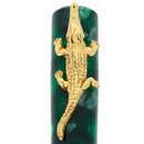 2002 DELTA ANIMALS COLLECTION CROCODILE 18K MED NIB FOUNTAIN PEN NEVER INKED OFFERED BY ANTIQUE DIGGER