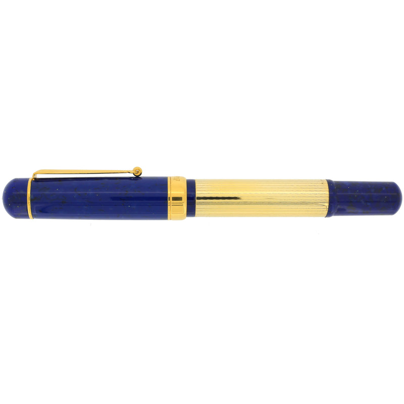2002 DELTA NAUTILUS STERLING VERMEIL BLUE LAPIS GOLD FLECK RESIN 18K M