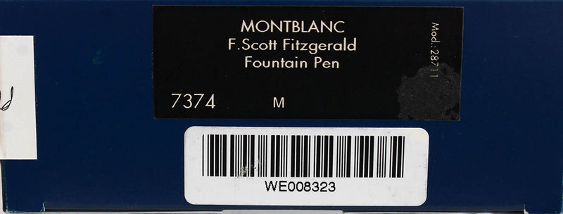 2002 MONTBLANC F. SCOTT FITZGERALD LIMITED EDITION FOUNTAIN PEN BOXES NEVER INKED OFFERED BY ANTIQUE DIGGER