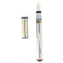 2002 LOIMINCHAY OPUS LIMITED EDITION WHITE GOLD 18K M NIB FOUNTAIN PEN OFFERED BY ANTIQUE DIGGER