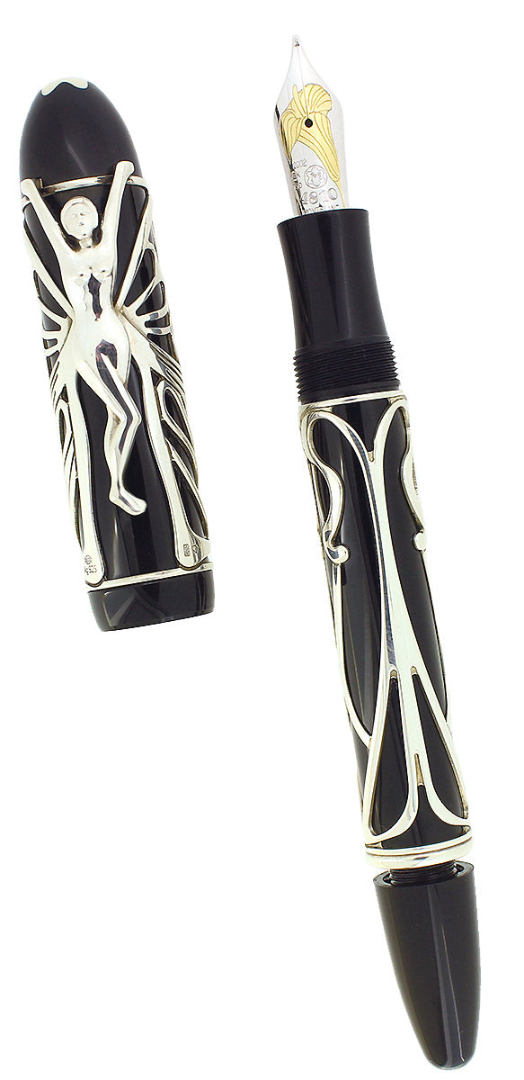 NEVER INKED 2002 MONTBLANC ANDREW CARNEGIE PATRON OF THE ART LIMITED EDITION FOUNTAIN PEN MINT OFFERED BY ANTIQUE DIGGER