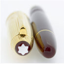 CIRCA 2002 MONTBLANC 146 LEGRAND DOUE STERLING VERMEIL BORDEAUX FOUNTAIN PEN MINT OFFERED BY ANTIQUE DIGGER