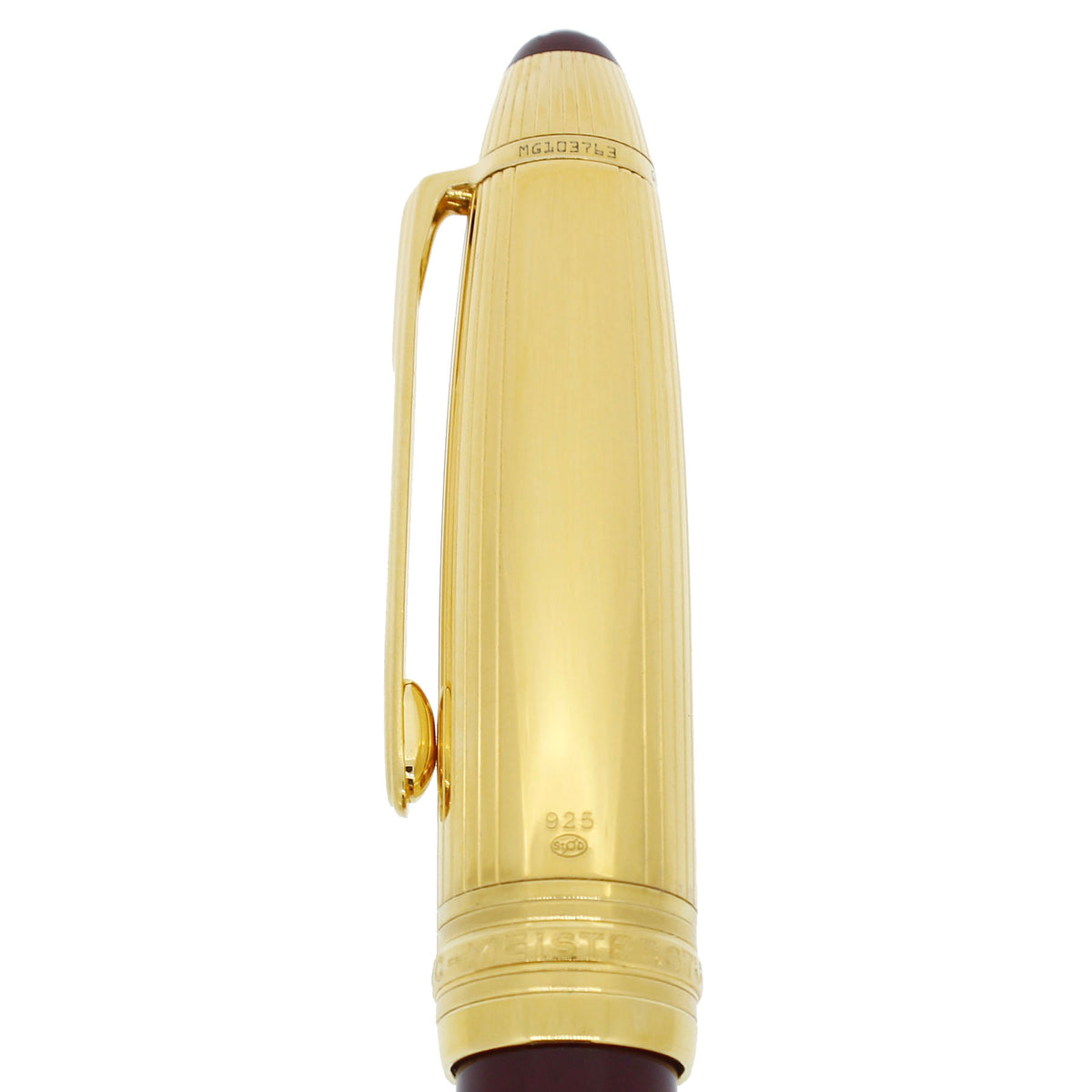 CIRCA 2002 MONTBLANC 146 LEGRAND DOUE STERLING VERMEIL BORDEAUX FOUNTA