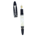 STICKERED 2002 MONTBLANC F. SCOTT FITZGERALD LIMITED EDITION FOUNTAIN PEN NEVER INKED