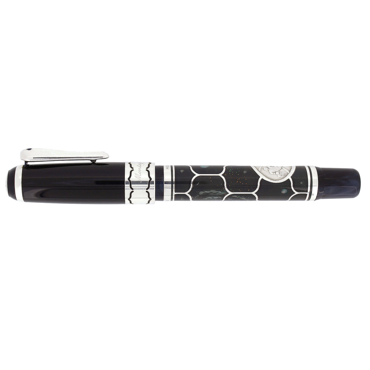 2002 MONTEGRAPPA COSMOS ENIGMA STERLING & ENAMELED LIMITED EDITION FOU