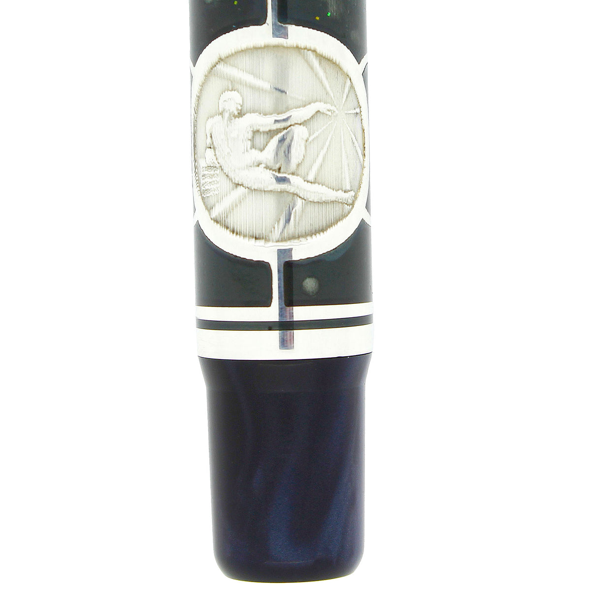 2002 MONTEGRAPPA COSMOS ENIGMA STERLING & ENAMELED LIMITED EDITION FOU