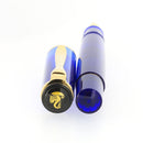 FIRST YEAR 2002 PELIKAN M200 BLUE TRANSPARENT FOUNTAIN PEN NEW IN BOX NEVER INKED DISCONTINUED OFFERED BY ANTIQUE DIGGER