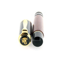 NEW IN BOX 2002 PELIKAN M400 SOUVERAN RED STRIPE TWO-CHICK LOGO 14K FINE NIB FOUNTAIN PEN OFFERED BY ANTIQUE DIGGER